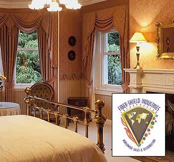 bedroom with fiber-shield applied