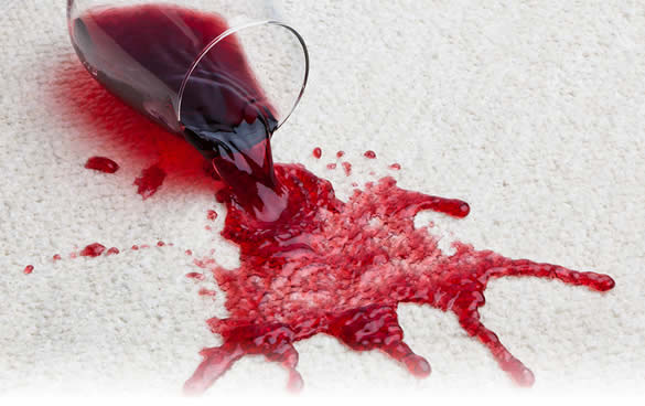 fiber-shield protection from wine spill